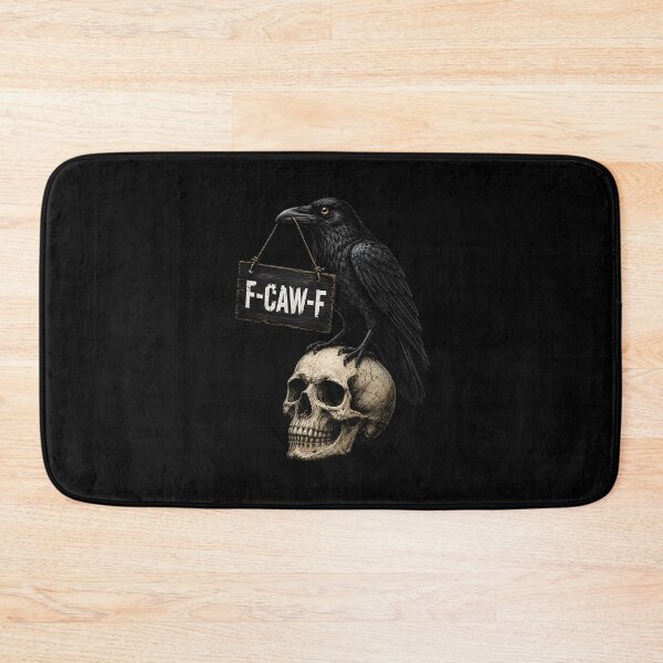 Item preview, F-CAW-F Funny Raven Skull Halloween designed and sold by CelidaBonde.