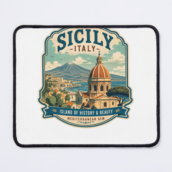Item preview, Sicily Italy Island Of History & Beauty Mediterranean Gem Italian Travel Heritage Vacation designed and sold by Simsimah26Parks.