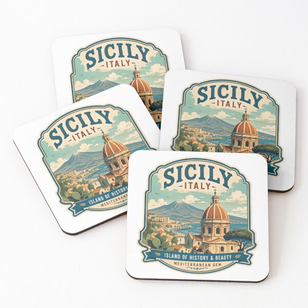 Item preview, Sicily Italy Island Of History & Beauty Mediterranean Gem Italian Travel Heritage Vacation designed and sold by Simsimah26Parks.