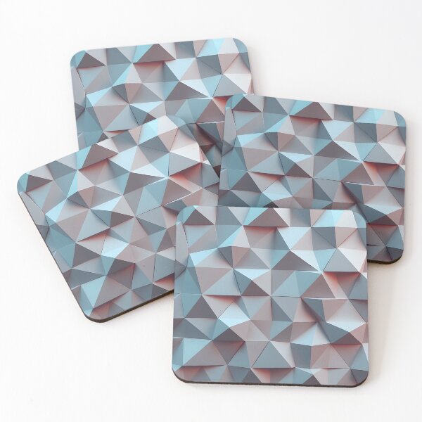 Item preview, Abstract White Geometric 3D designed and sold by shelteredinside.