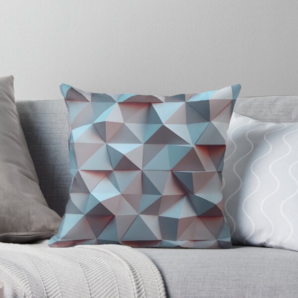 Item preview, Abstract White Geometric 3D designed and sold by shelteredinside.