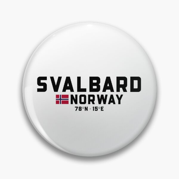 Item preview, Svalbard Norway coordinates and flag designed and sold by Andersce.