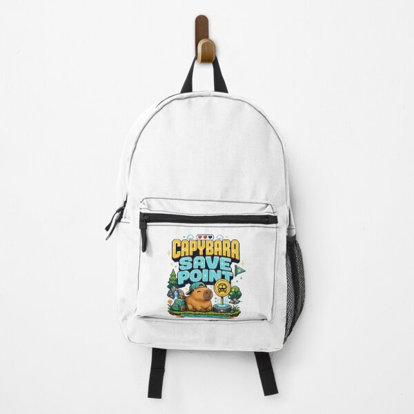Item preview, Back to School Capybara Save Point: Level Up designed and sold by Fenay Designs.