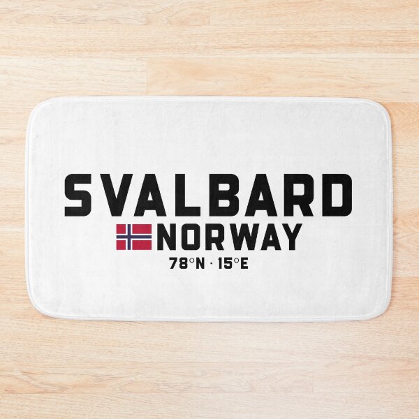Item preview, Svalbard Norway coordinates and flag designed and sold by Andersce.