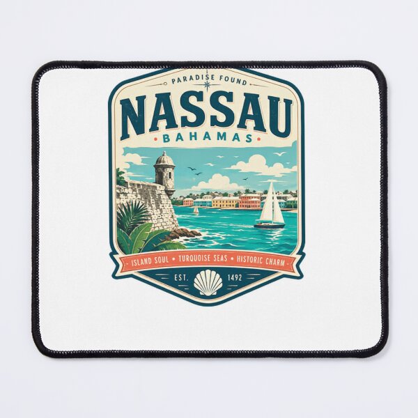 Item preview, Nassau Bahamas Travel Vacation Island Souvenir designed and sold by Simsimah26Parks.