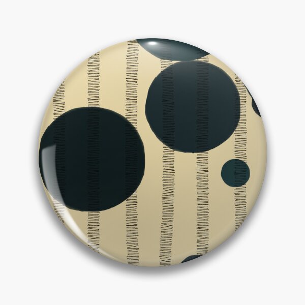 Item preview, Abstract composition with dark green bubbles and disrupted stripes E9 designed and sold by StefanStudioArt.