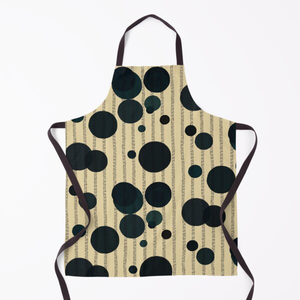 Item preview, Abstract composition with dark green bubbles and disrupted stripes E9 designed and sold by StefanStudioArt.