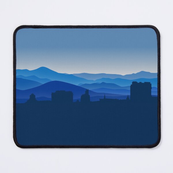 Item preview, Asheville City Skyline and WNC Mountains Blue Daytime designed and sold by hatsharpener.