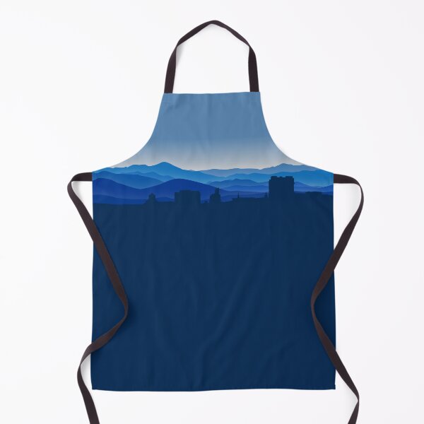 Item preview, Asheville City Skyline and WNC Mountains Blue Daytime designed and sold by hatsharpener.