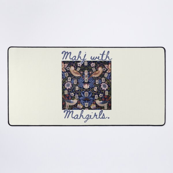 Item preview, Mahjong Mahj with Mahgirls William Morris Strawberry Thief designed and sold by SunfullyYours.