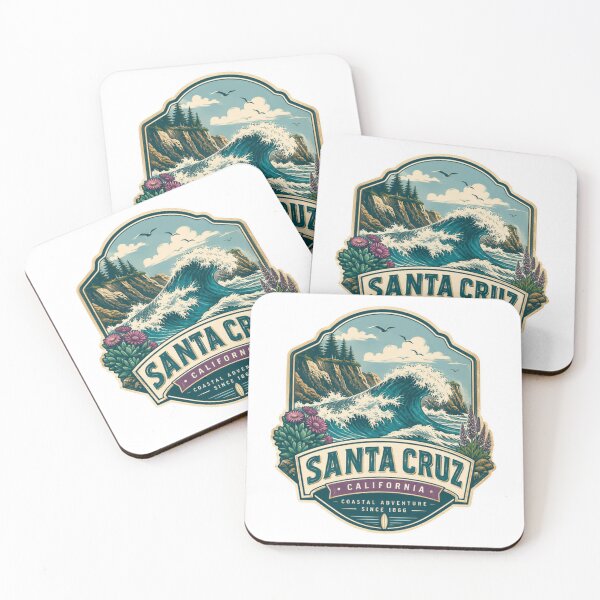 Item preview, Santa Cruz California Coastal Adventure Since 1866 Travel Souvenir designed and sold by Simsimah26Parks.