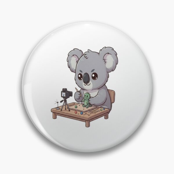 Item preview, Cute Koala Making Clay Animation designed and sold by Ella_Sketch.