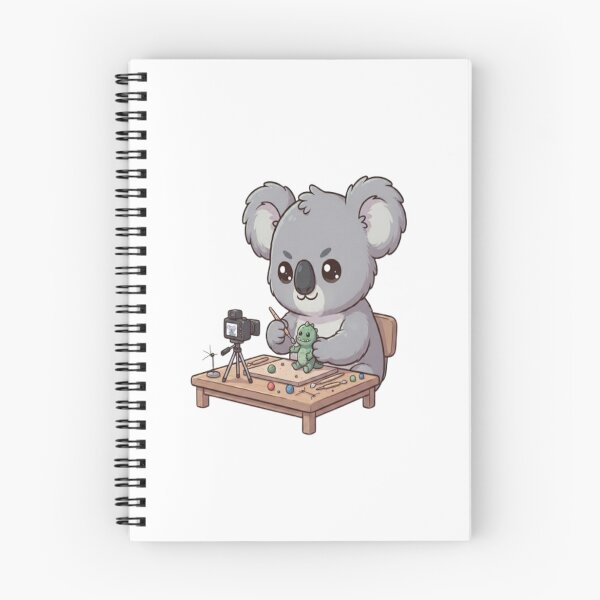 Item preview, Cute Koala Making Clay Animation designed and sold by Ella_Sketch.