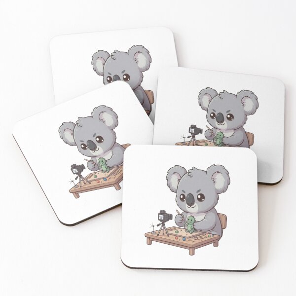 Item preview, Cute Koala Making Clay Animation designed and sold by Ella_Sketch.