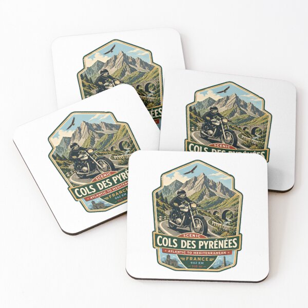 Item preview, Scenic Cols Des Pyrénées Atlantic To Mediterranean France Motorcycle Biker Road Trip Travel designed and sold by Simsimah26Parks.