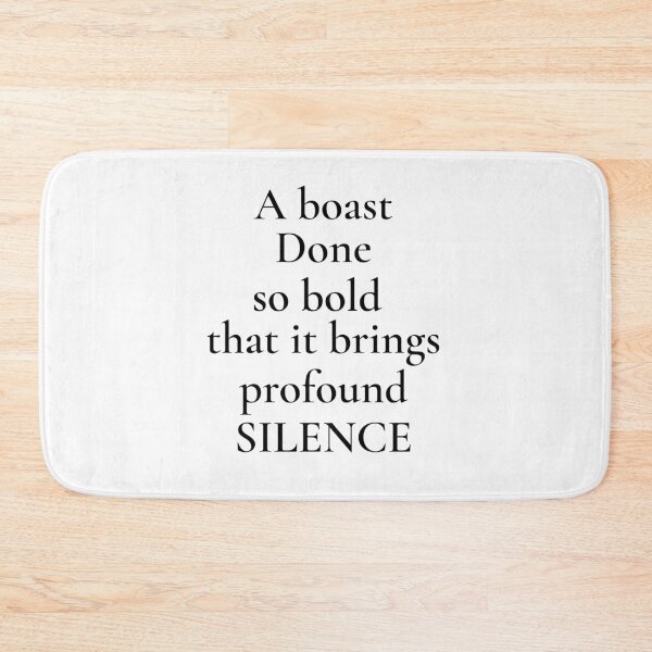 Item preview, The silencing boast designed and sold by The WordCatcher Street.