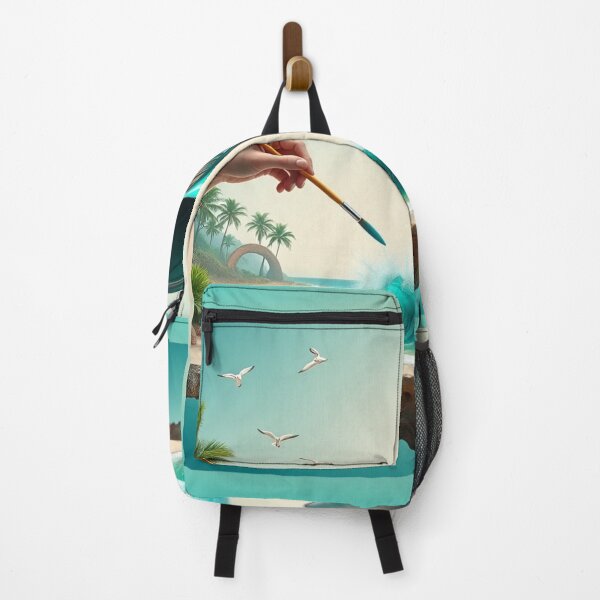 Item preview, Painting The Ocean - Surreal Paint Can to Tropical Beach designed and sold by Xenovita.