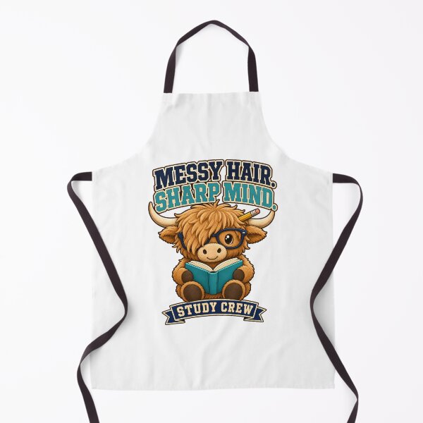 Item preview, Back to School Highland Cow Study Crew designed and sold by Fenay Designs.