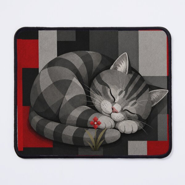 Item preview, Sleepy Alley Gray Stripes designed and sold by Mindworx21.