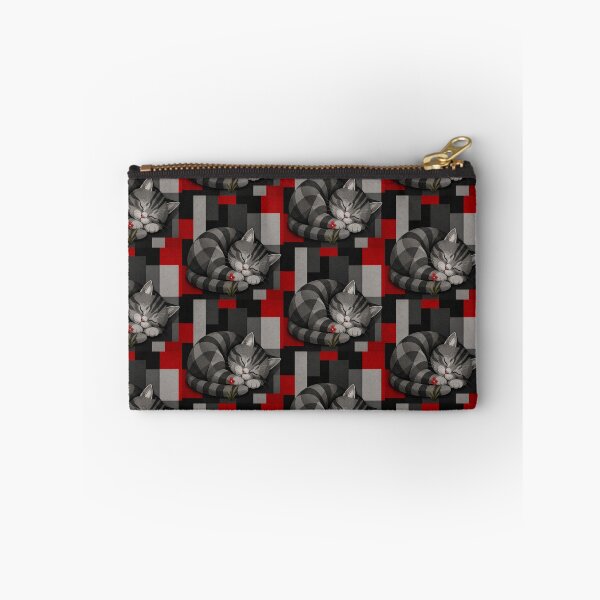 Item preview, Sleepy Alley Gray Stripes designed and sold by Mindworx21.