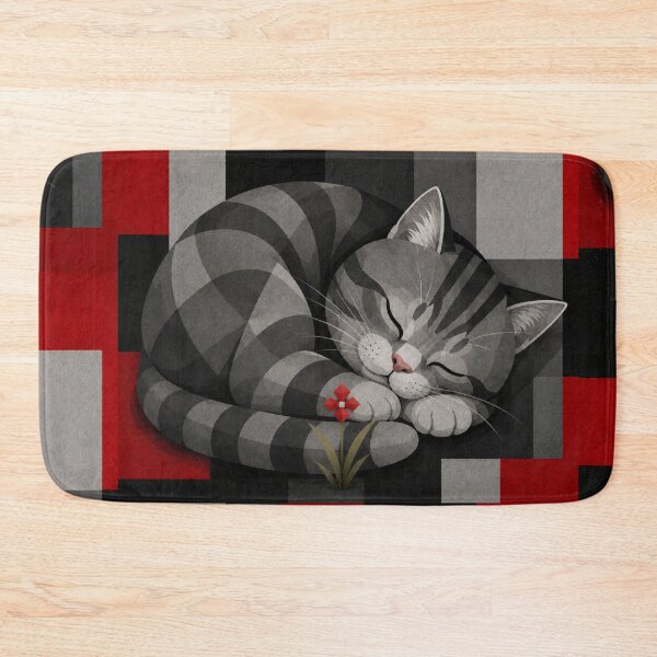 Item preview, Sleepy Alley Gray Stripes designed and sold by Mindworx21.