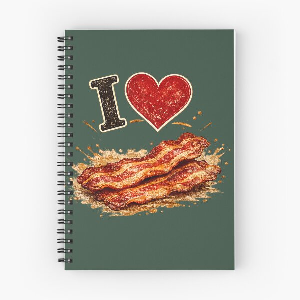 Item preview, I Love Bacon | Funny Bacon Lover Design | Crispy Breakfast Food Lover designed and sold by GottaPics.