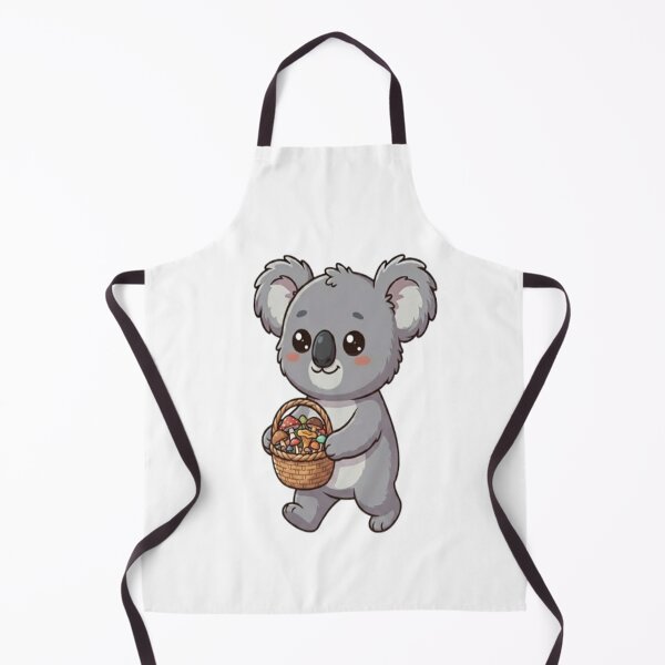 Item preview, Cute Koala Carrying Mushroom Basket designed and sold by Ella_Sketch.