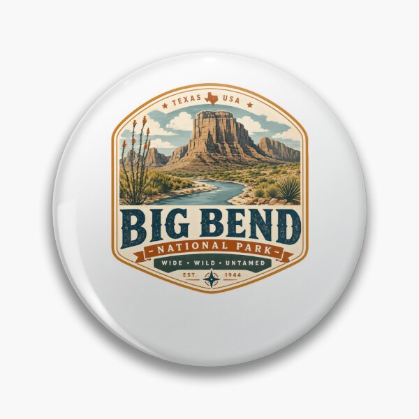 Item preview, Big Bend National Park Texas USA Wide Wild Untamed Est. 1944 Nature Explorer designed and sold by Simsimah26Parks.