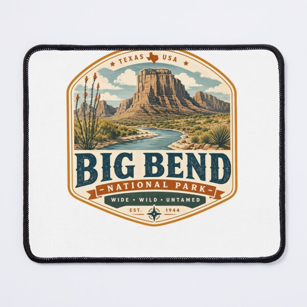 Item preview, Big Bend National Park Texas USA Wide Wild Untamed Est. 1944 Nature Explorer designed and sold by Simsimah26Parks.