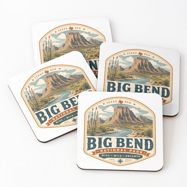 Item preview, Big Bend National Park Texas USA Wide Wild Untamed Est. 1944 Nature Explorer designed and sold by Simsimah26Parks.