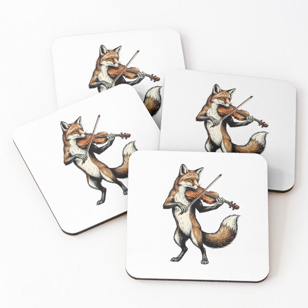 Item preview, Violin Playing Fox designed and sold by Roy & Tiffany.