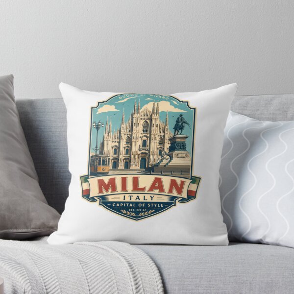 Item preview, Duomo Di Milano Milan Italy Capital Of Style Est. 222 BC Travel Souvenir Tourist Gift designed and sold by Simsimah26Parks.