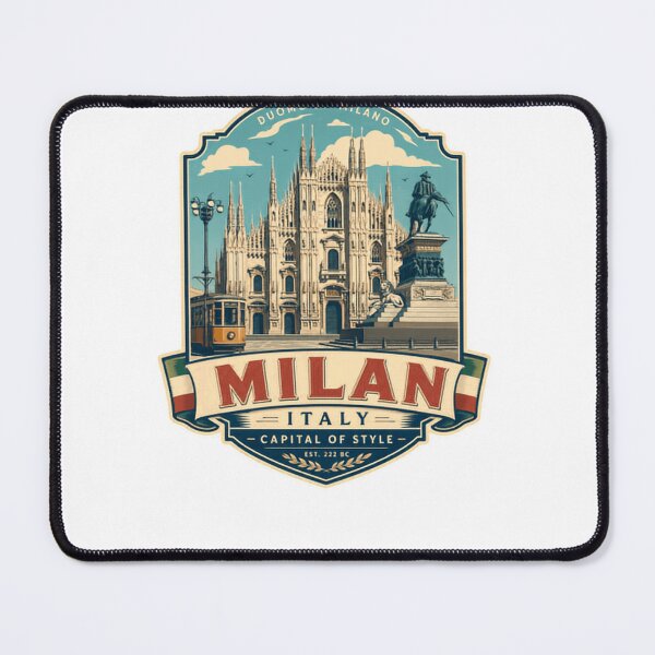 Item preview, Duomo Di Milano Milan Italy Capital Of Style Est. 222 BC Travel Souvenir Tourist Gift designed and sold by Simsimah26Parks.