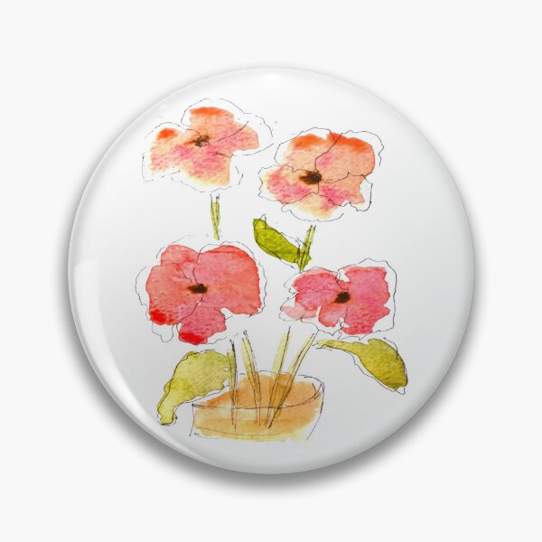 Item preview, Watercolor flower bouquet designed and sold by frankuffmann.