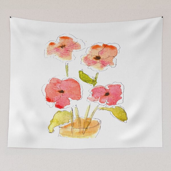 Item preview, Watercolor flower bouquet designed and sold by frankuffmann.