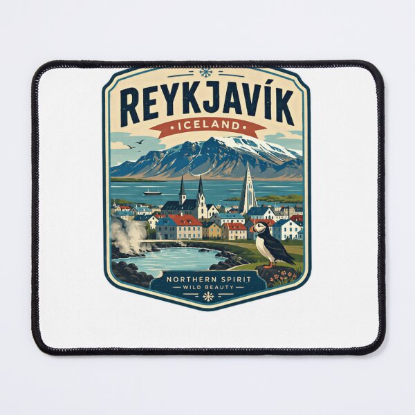 Item preview, Reykjavík Iceland Northern Spirit Wild Beauty Travel Souvenir Gift designed and sold by Simsimah26Parks.
