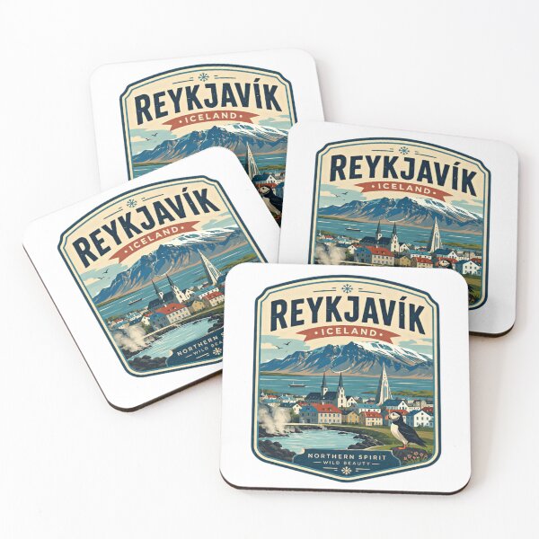 Item preview, Reykjavík Iceland Northern Spirit Wild Beauty Travel Souvenir Gift designed and sold by Simsimah26Parks.