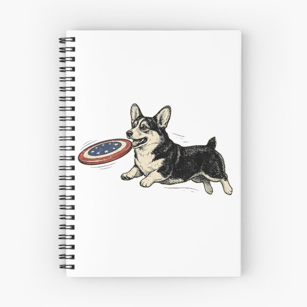 Item preview, Patriotic Frisbee Corgi designed and sold by Tiffany Roy.