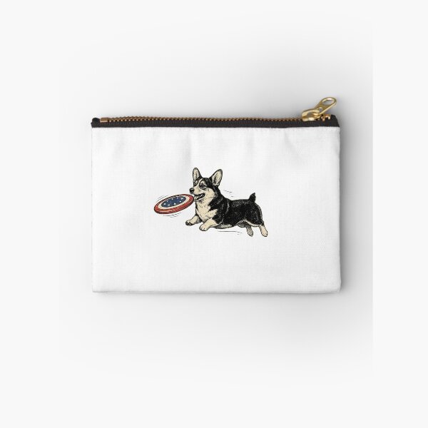 Item preview, Patriotic Frisbee Corgi designed and sold by Roy & Tiffany.