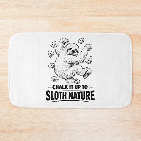 Item preview, Sloth bouldering – Chalk It Up Design designed and sold by Pineapple-Tree.