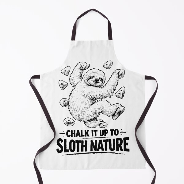 Item preview, Sloth bouldering – Chalk It Up Design designed and sold by Pineapple-Tree.