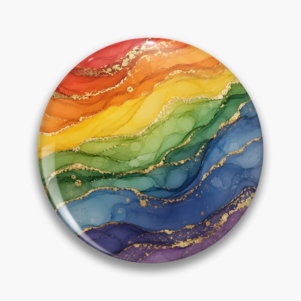 Item preview, LGBTQ Rainbow Marble - Pride Colors designed and sold by Travelslightly.