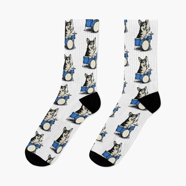 Item preview, Drummer Corgi Band designed and sold by Roy & Tiffany.