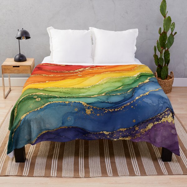 Item preview, LGBTQ Rainbow Marble - Pride Colors designed and sold by Travelslightly.