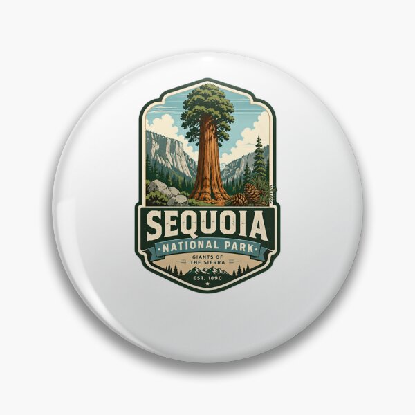 Artikelvorschau, Sequoia-Nationalpark – Giganten der Sierra Nevada (gegr. 1890) – Kalifornischer Reisender – Naturliebhaber entworfen und verkauft von Simsimah26Parks.