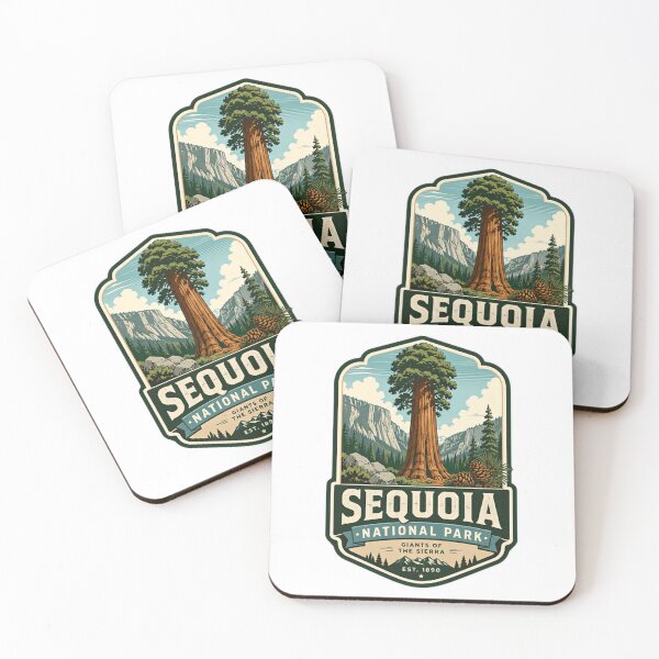 Item preview, Sequoia National Park Giants Of The Sierra Est. 1890 California Traveler Nature Lover designed and sold by Simsimah26Parks.