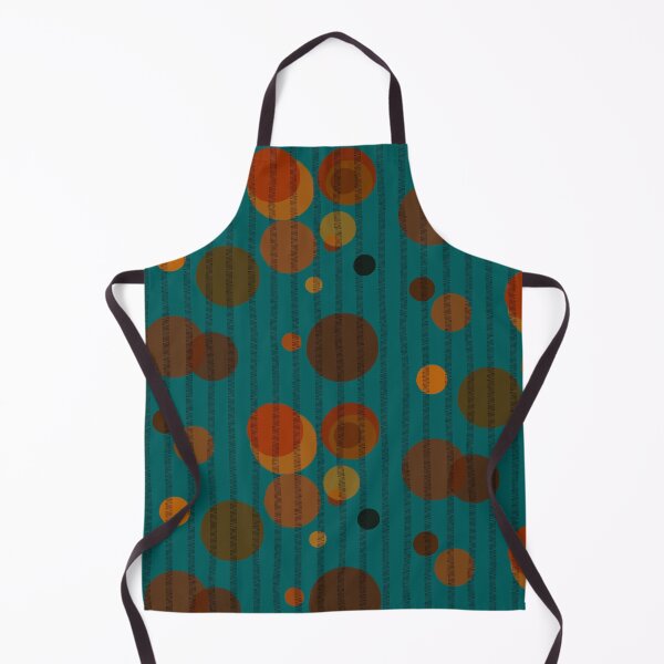 Item preview, Abstract composition with orange bubbles and disrupted stripes 05 designed and sold by StefanStudioArt.