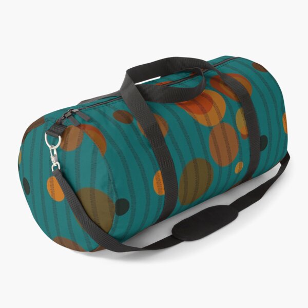 Item preview, Abstract composition with orange bubbles and disrupted stripes 05 designed and sold by StefanStudioArt.