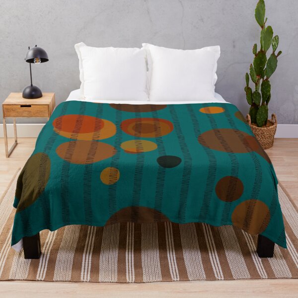 Item preview, Abstract composition with orange bubbles and disrupted stripes 05 designed and sold by StefanStudioArt.