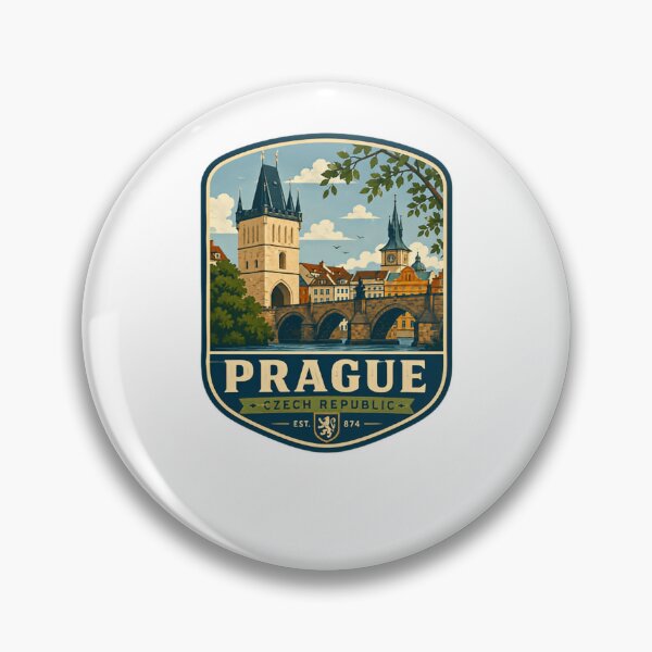 Item preview, Prague Czech Republic Est. 874 European City Travel Souvenir designed and sold by Simsimah26Parks.